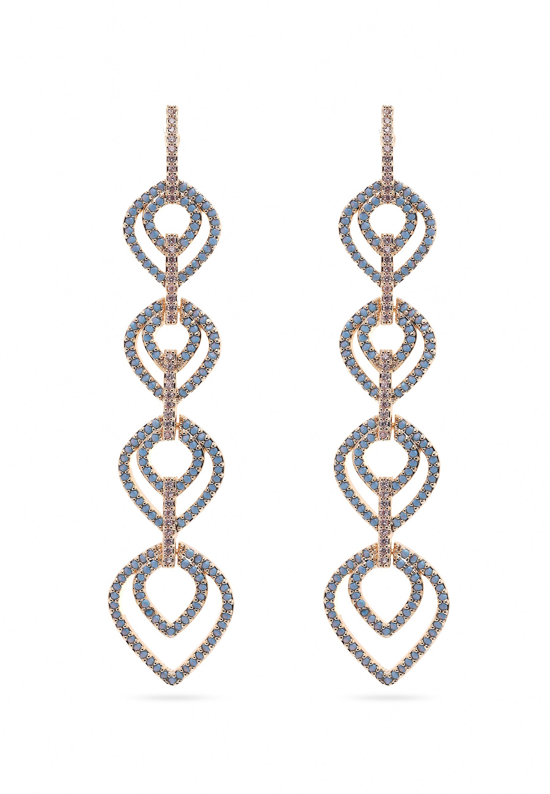 Turquoise Teardrop Dangle Earrings