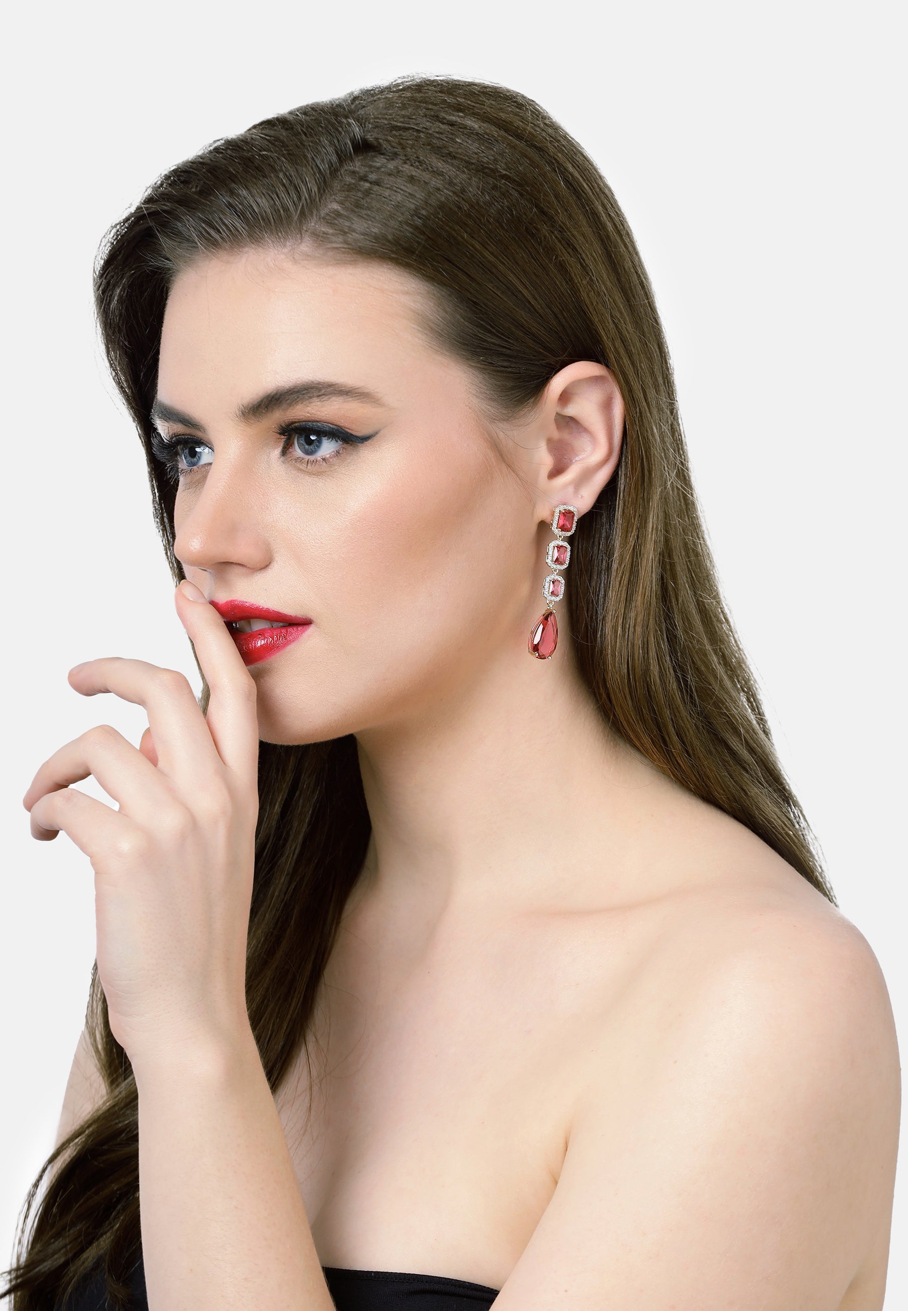 Geometric Drop Earrings