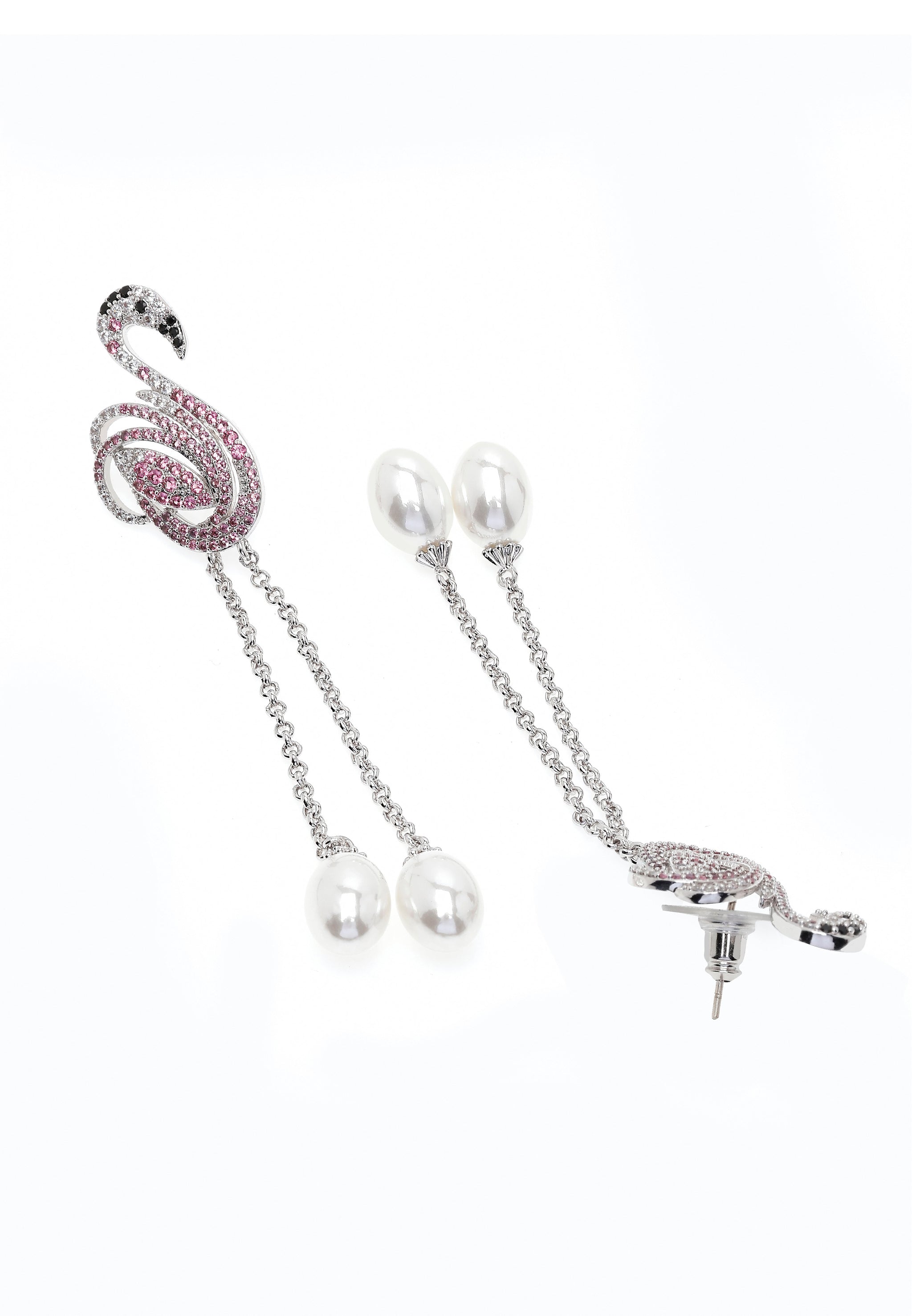 Cute Swan Drop Earrings