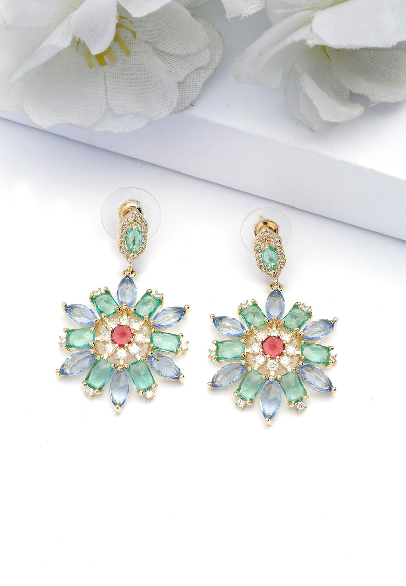 Floral Drop Earrings