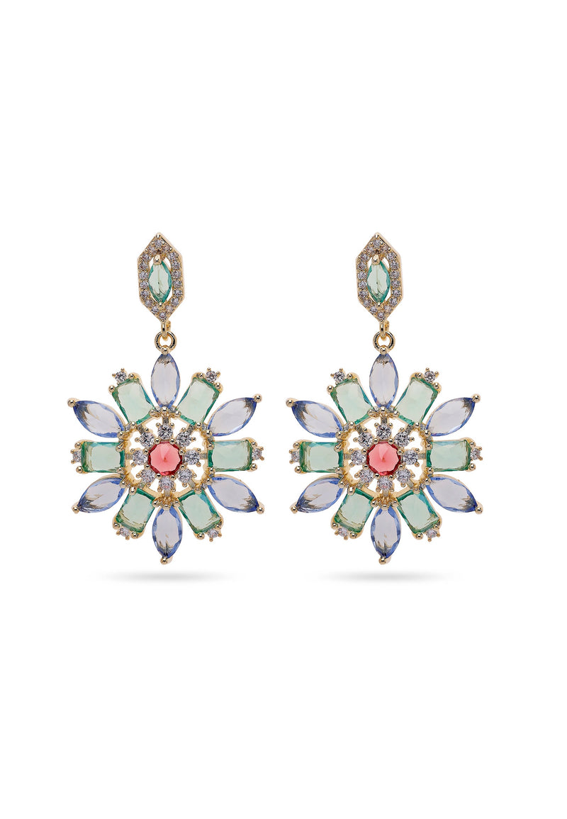 Floral Drop Earrings