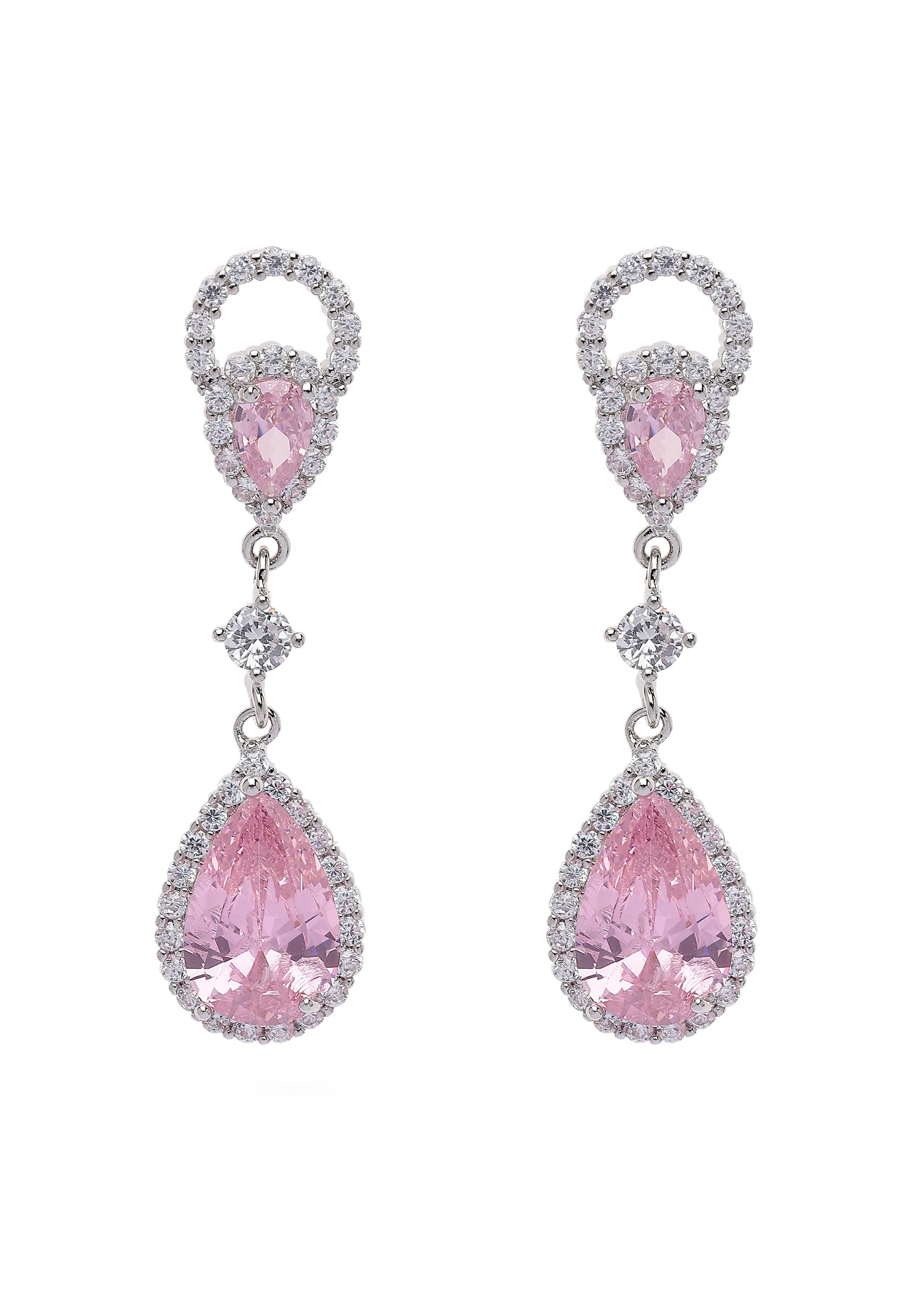 Boucles d'oreilles intemporelles en forme de goutte de pluie