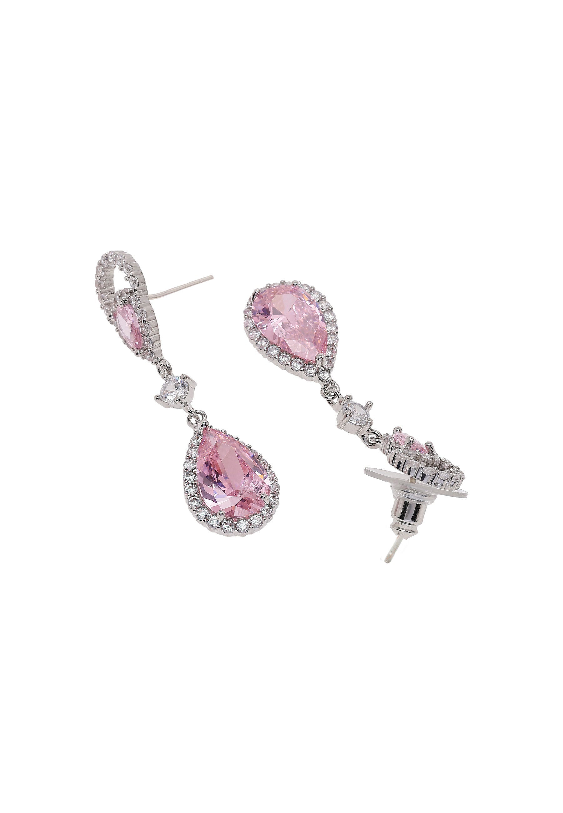 Boucles d'oreilles intemporelles en forme de goutte de pluie