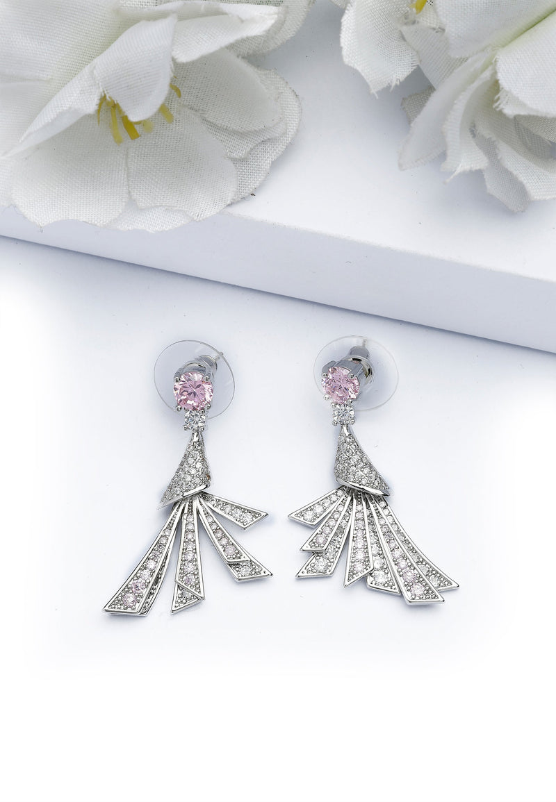 Feather shaped Drop Earrings