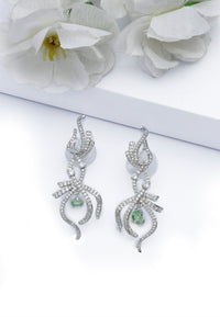 Infinity Pear shaped Earrings