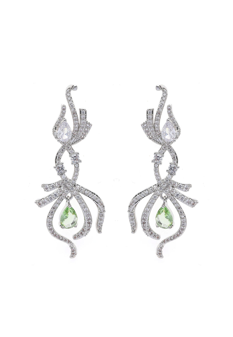 Infinity Pear shaped Earrings