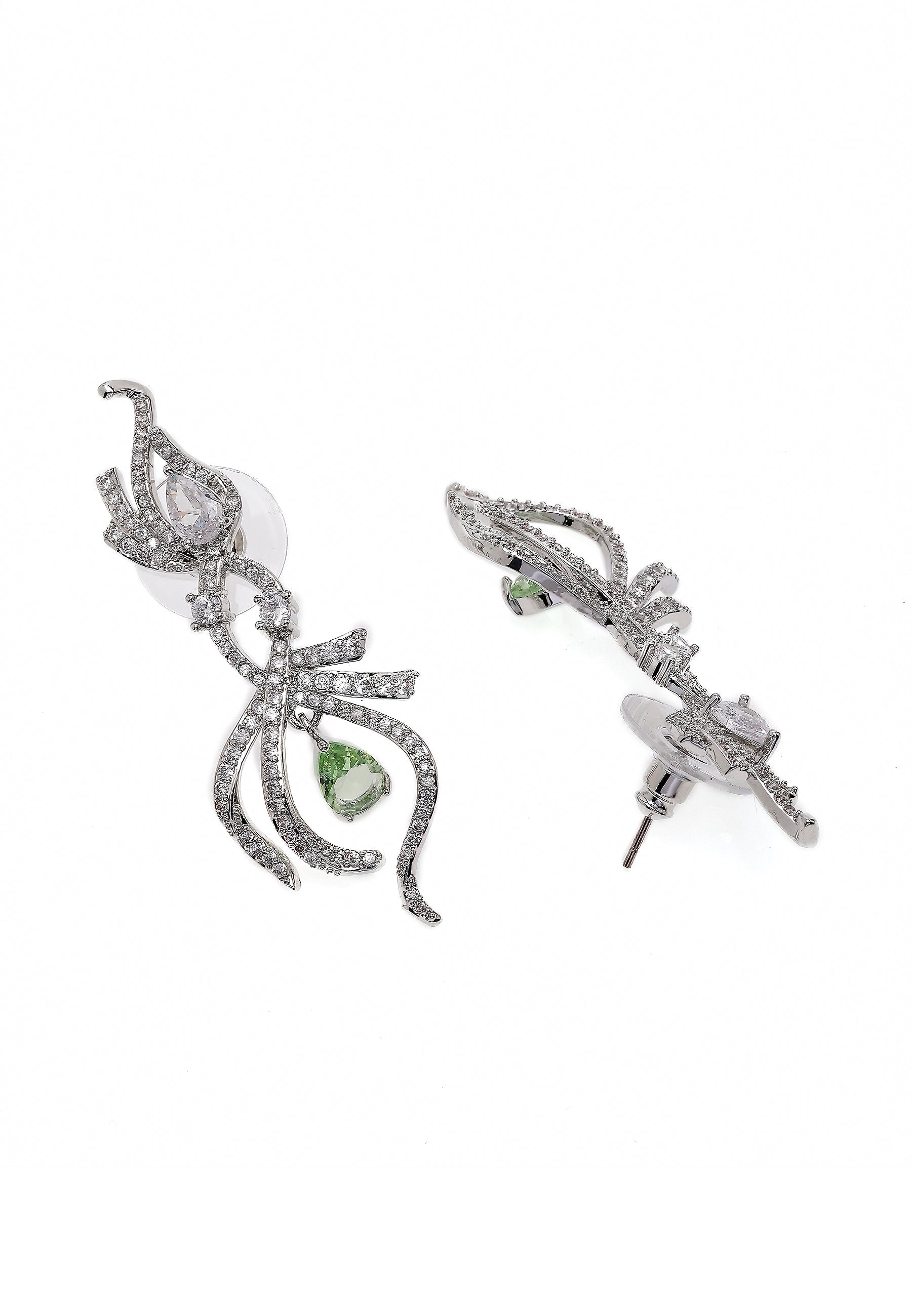 Boucles d'oreilles infinies en forme de poire