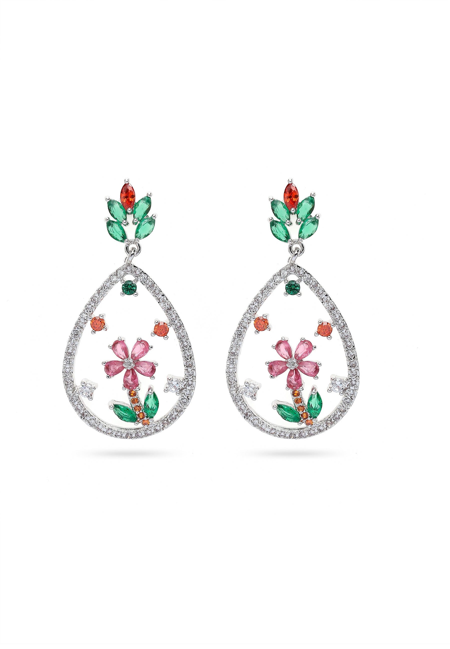 Floral Drop Earrings