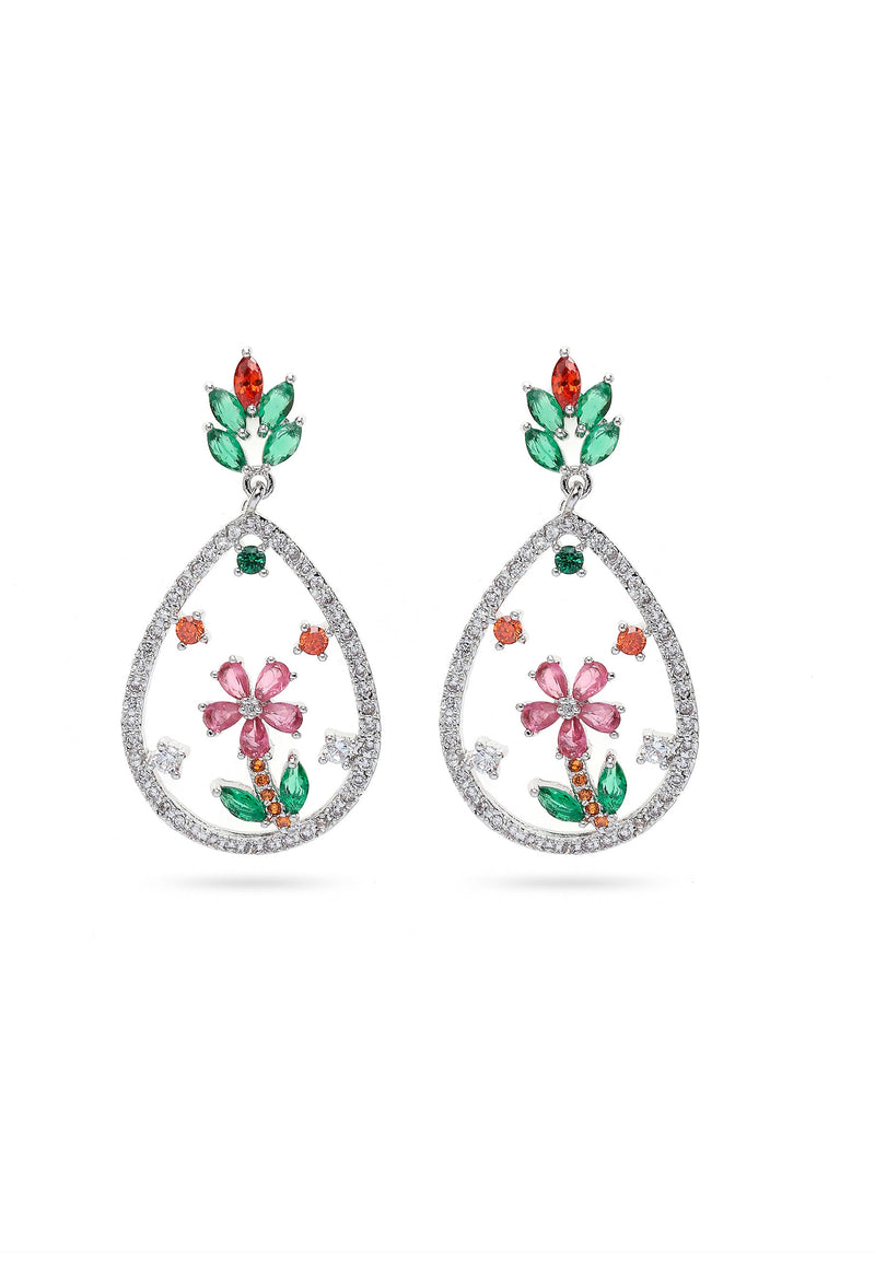 Floral Drop Earrings