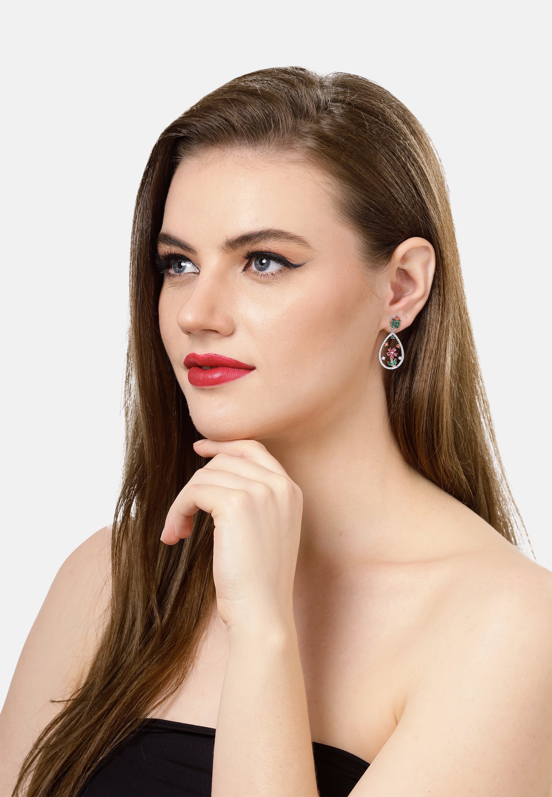 Floral Drop Earrings