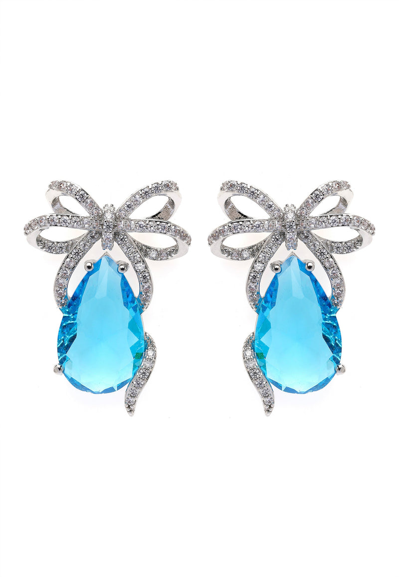 Charming Light Blue Drop Earrings