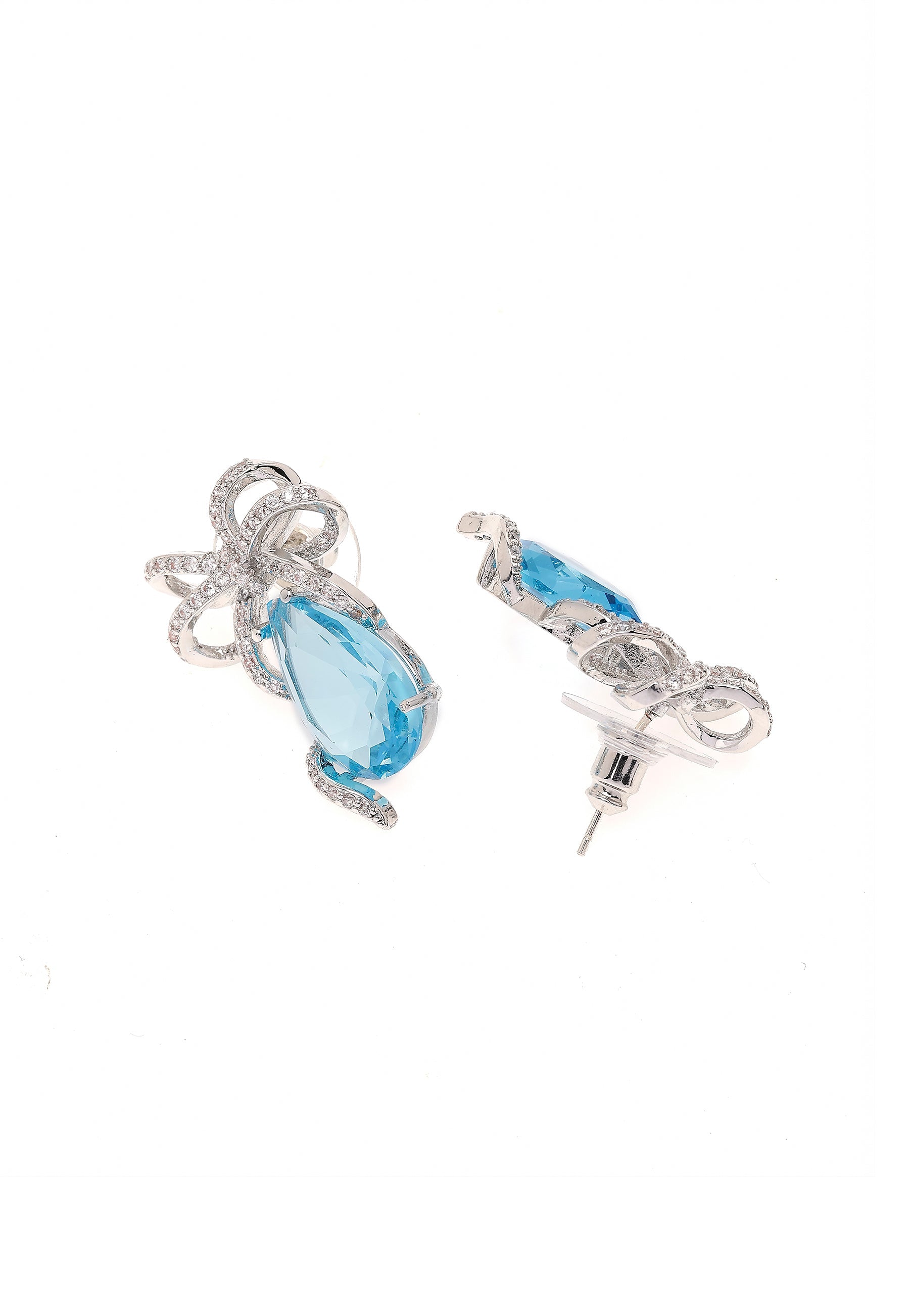 Charming Light Blue Drop Earrings