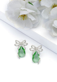 Charming Green Drop Earrings