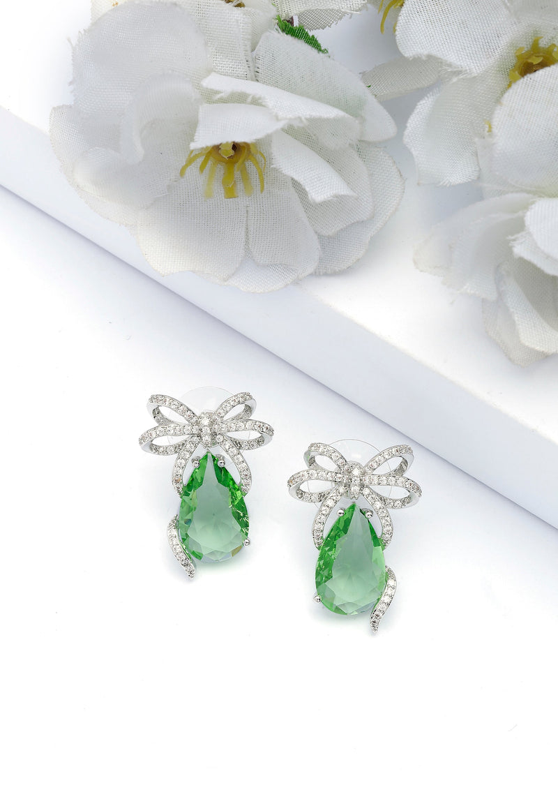 Charming Green Drop Earrings