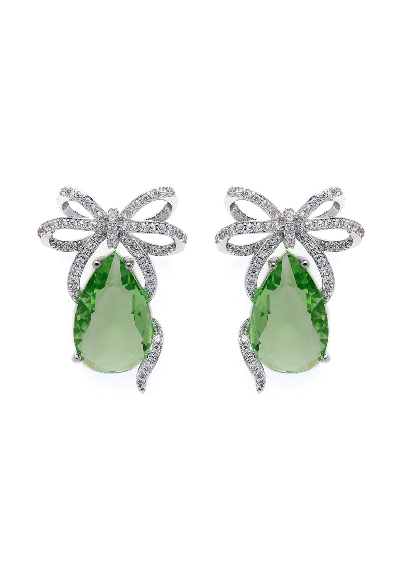 Charming Green Drop Earrings