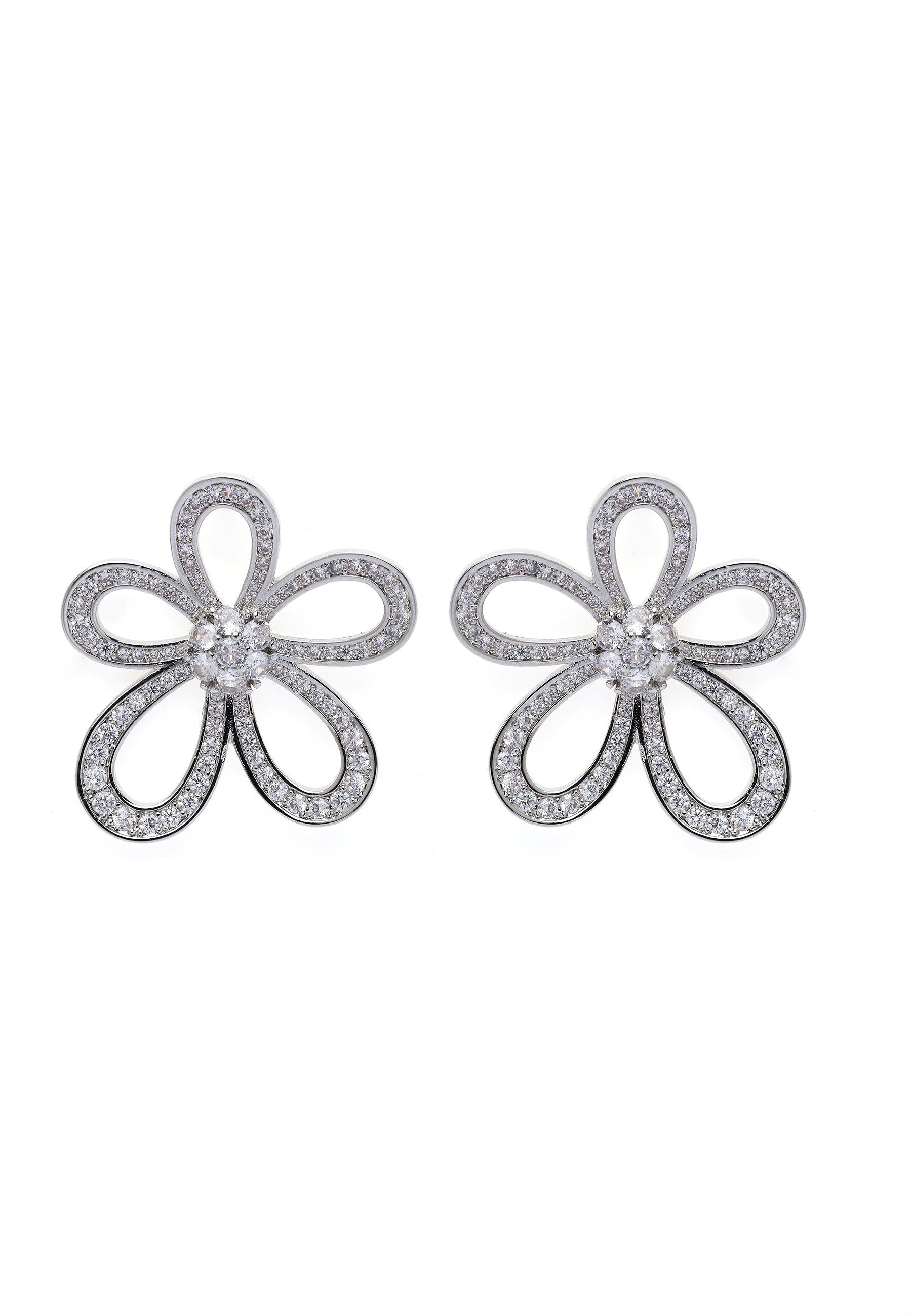 Hollow Floral Earrings