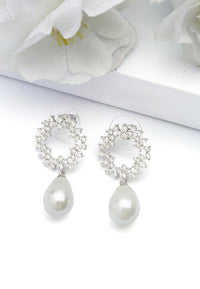 Circular Charming Hollow Drop Earrings