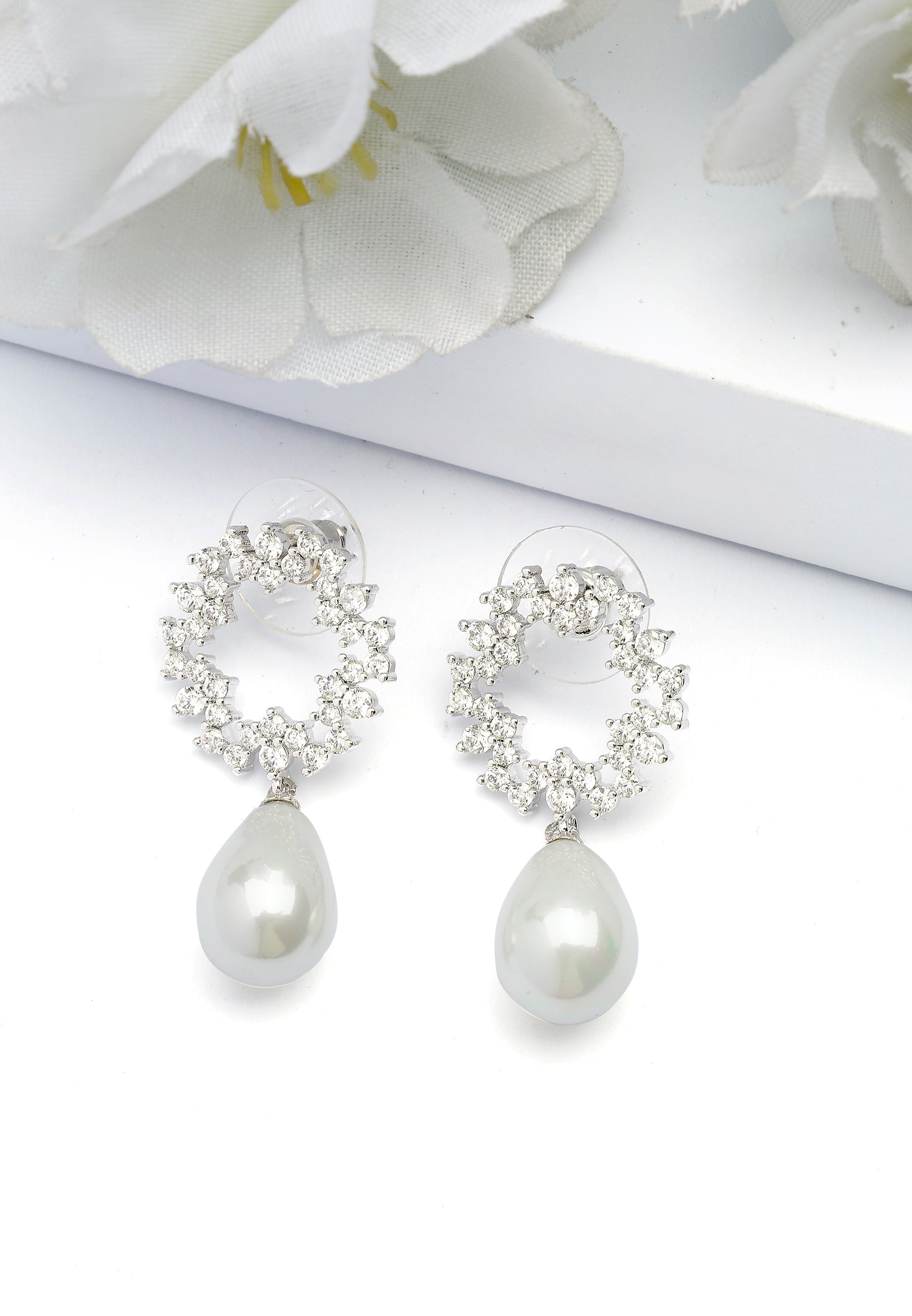 Circular Charming Hollow Drop Earrings