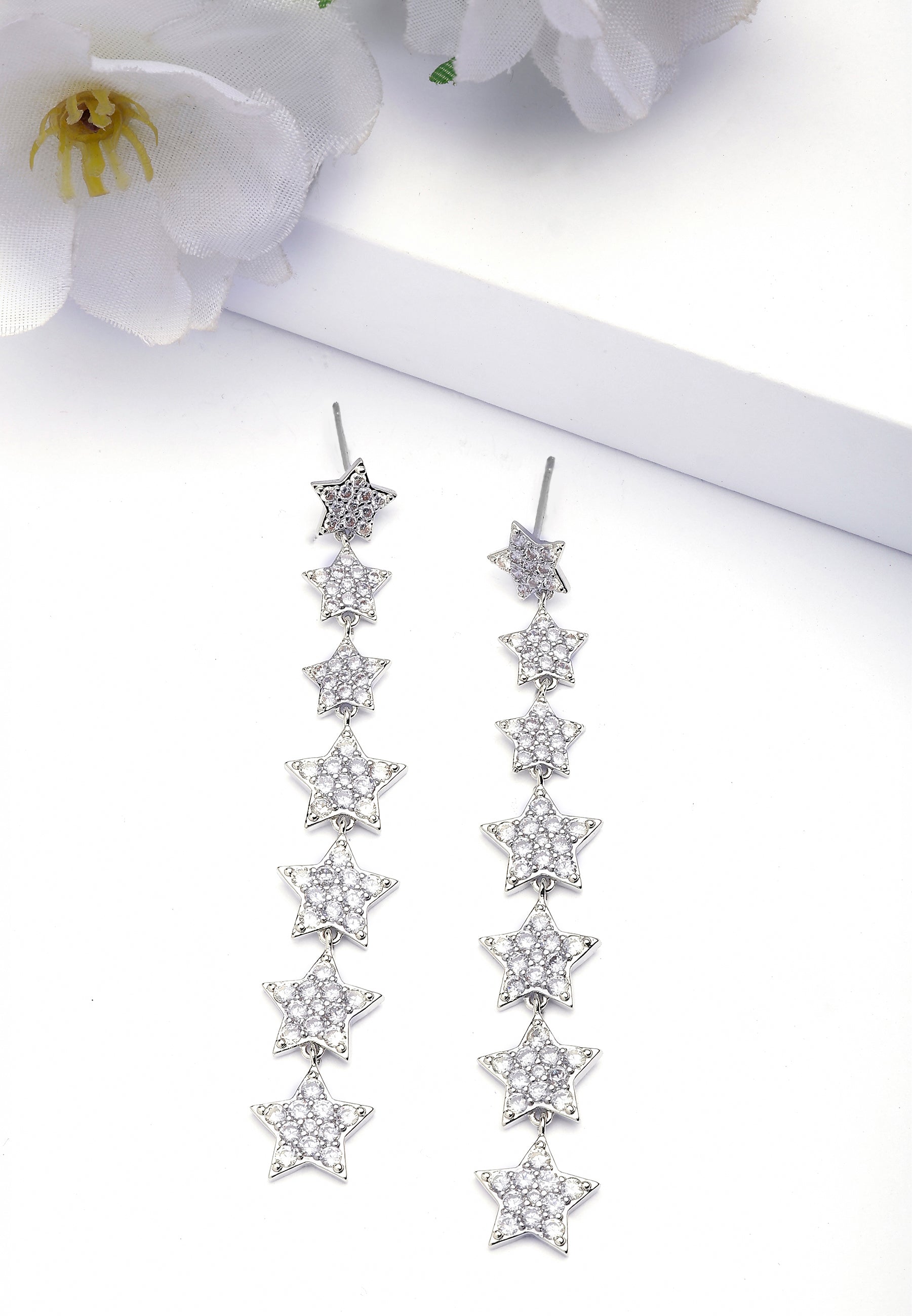 Celestial Long Dangle Earrings