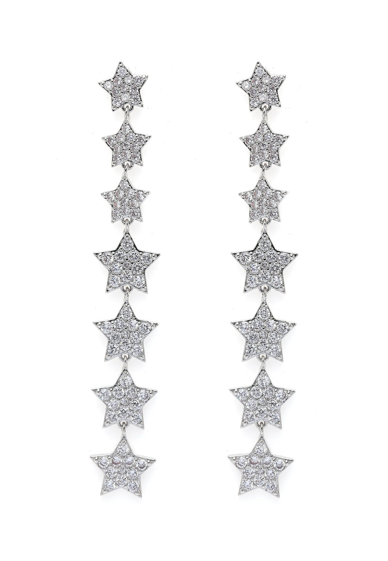 Boucles d'oreilles pendantes célestes