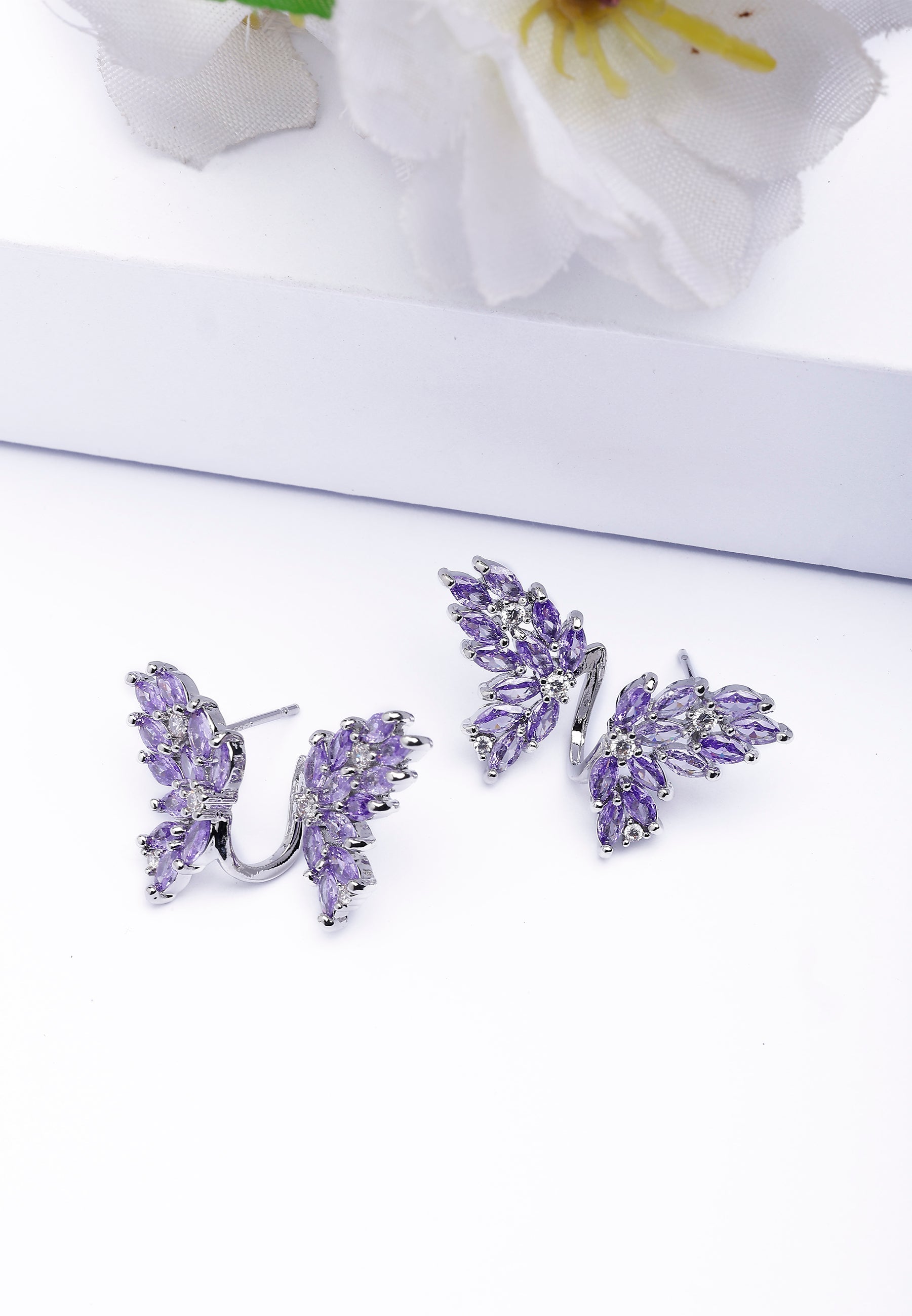 Whimsical Butterfly wing Drop Earrings