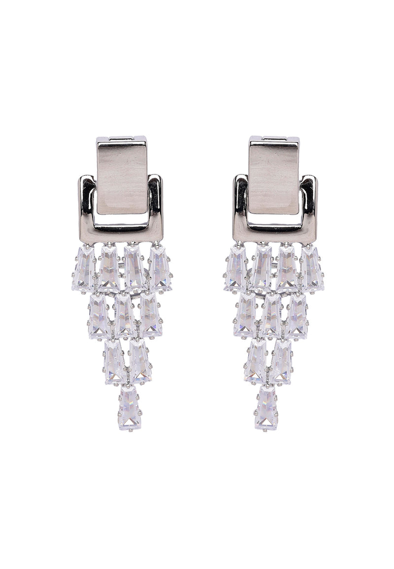 Boucles d'oreilles cascade éclatantes