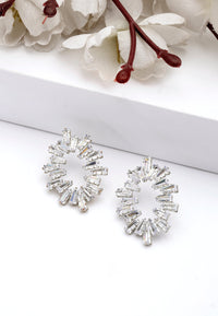 Boucles d'oreilles halo étoilé