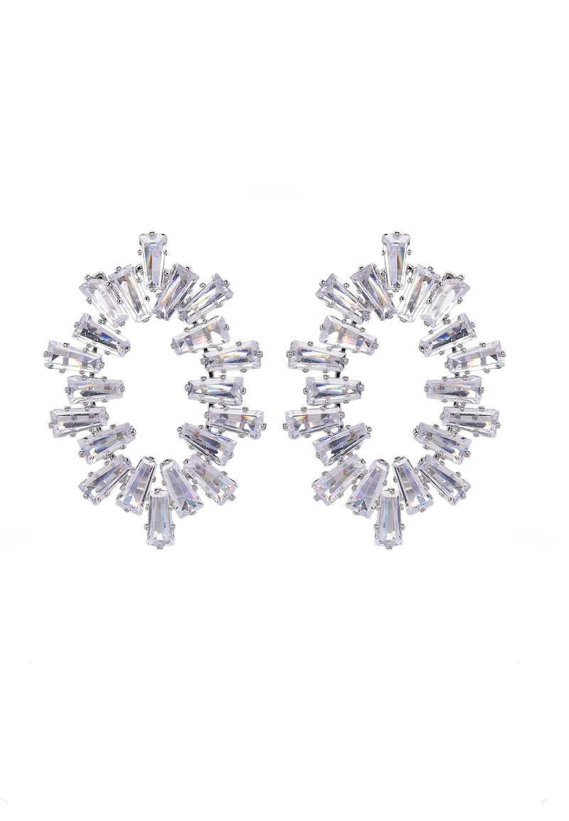 Boucles d'oreilles halo étoilé