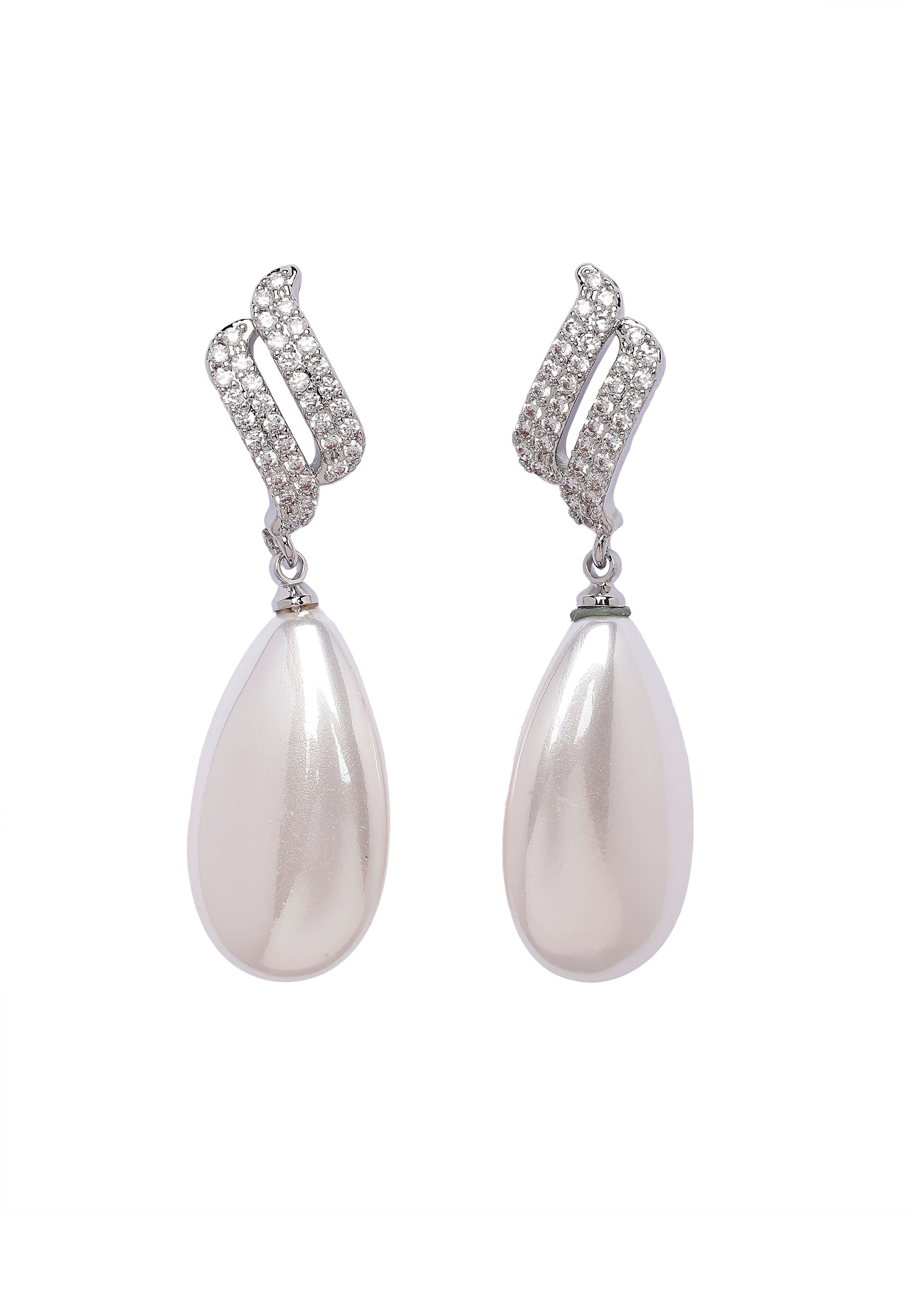 Timeless Pearl shaped Drop Earrings