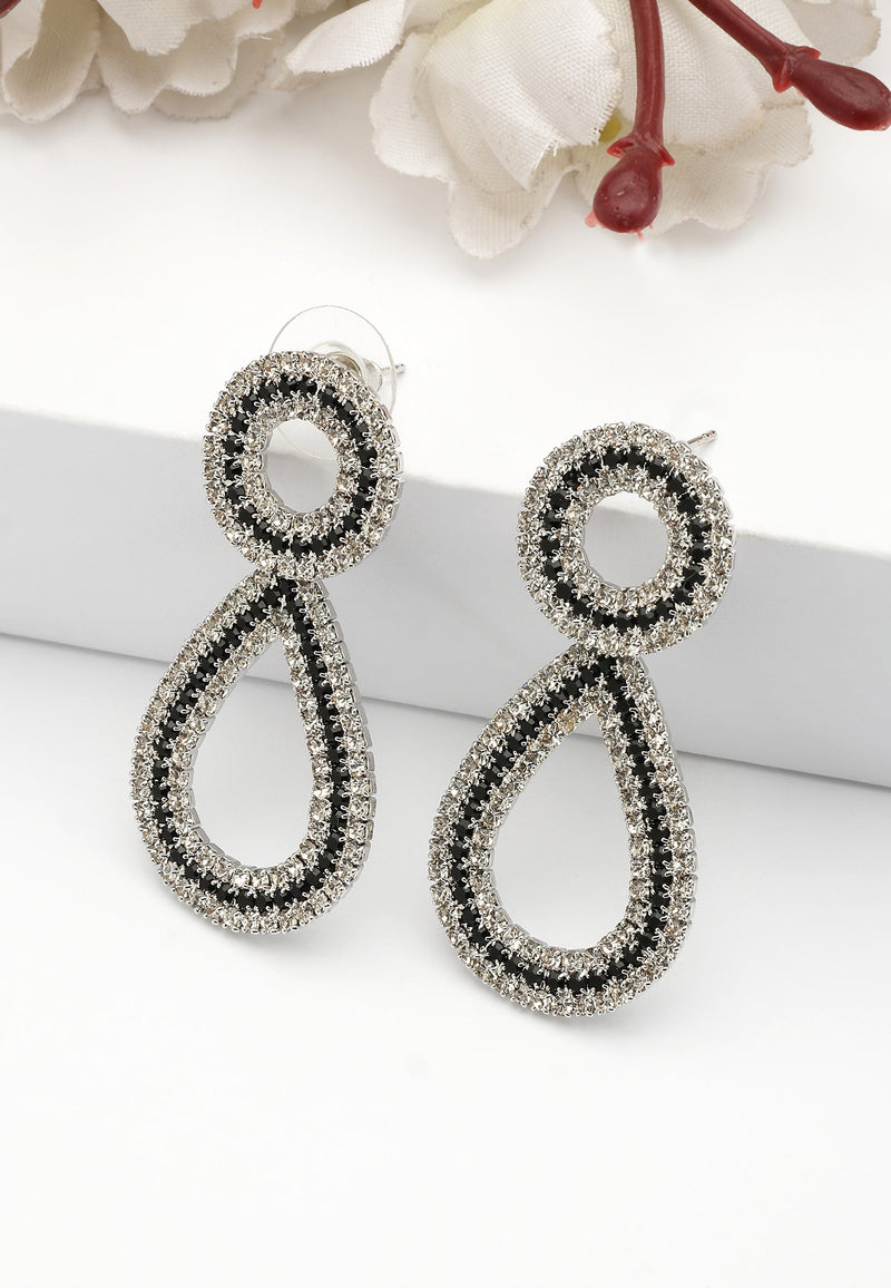 Boucles d'oreilles pendantes doubles
