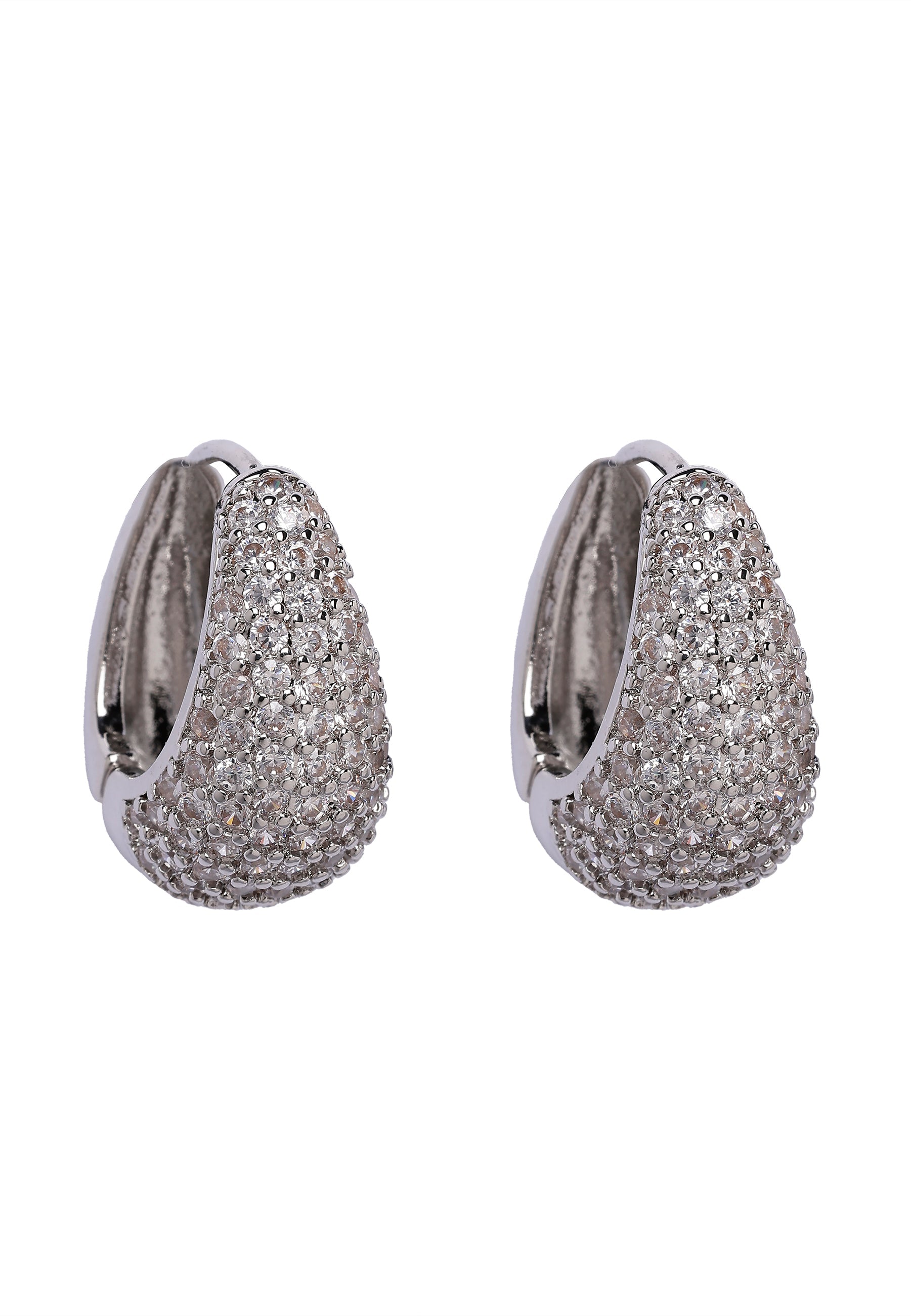 Sparkling Hoop Earrings