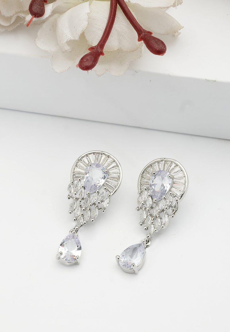 Boucles d'oreilles pendantes scintillantes