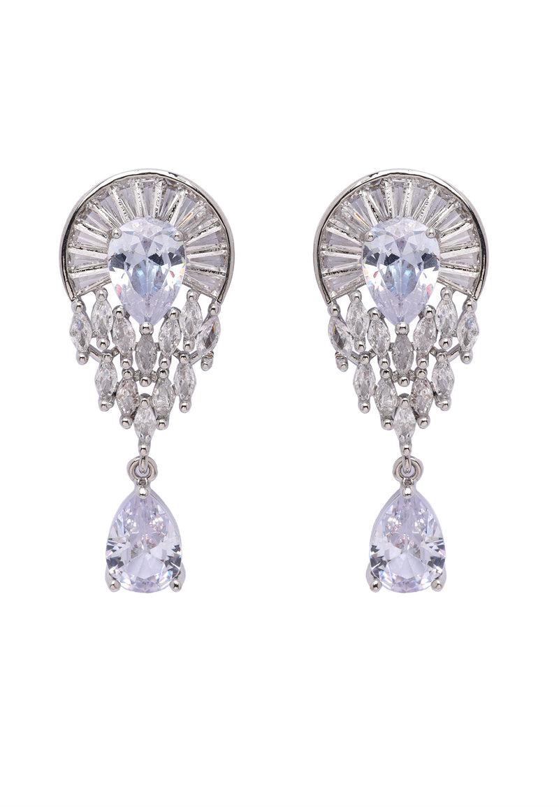 Boucles d'oreilles pendantes scintillantes