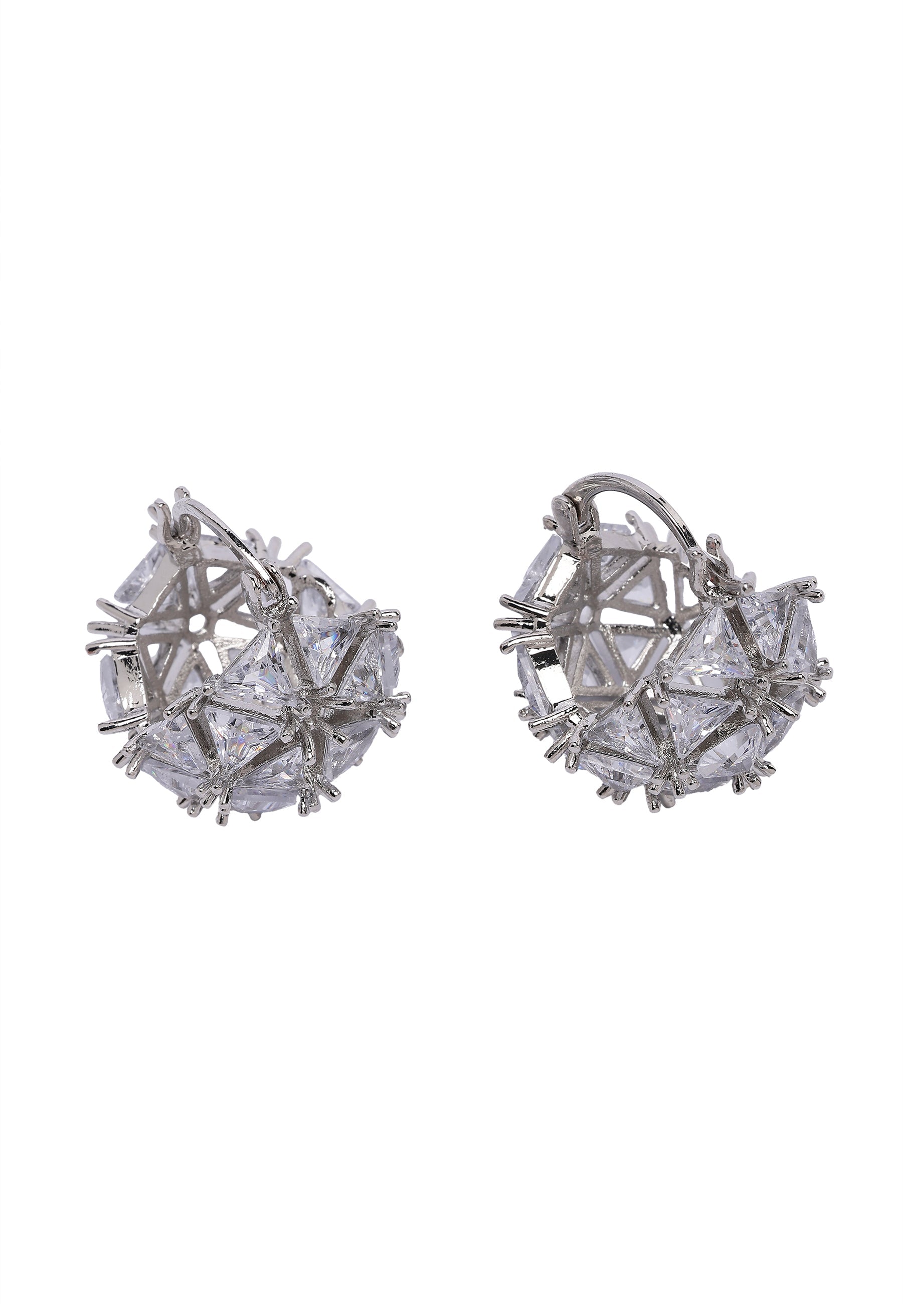 Starlight Cluster Drop Earrings