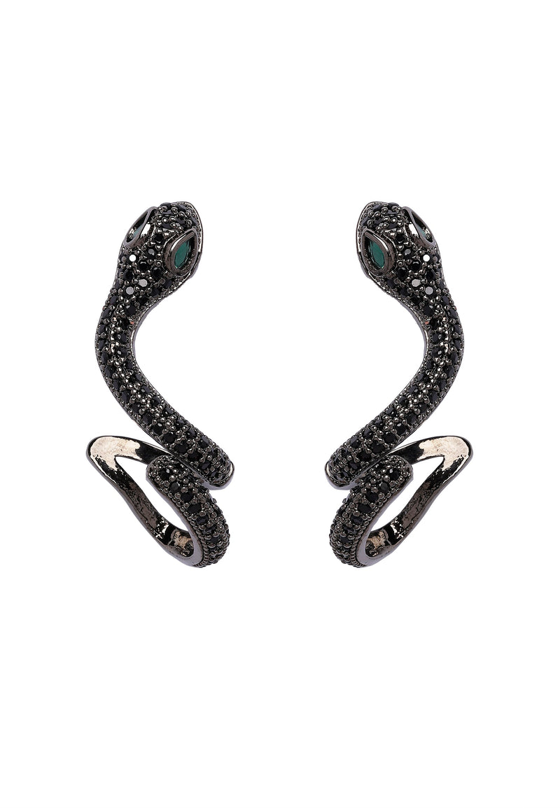Boucles d'oreilles envoûtantes du serpent