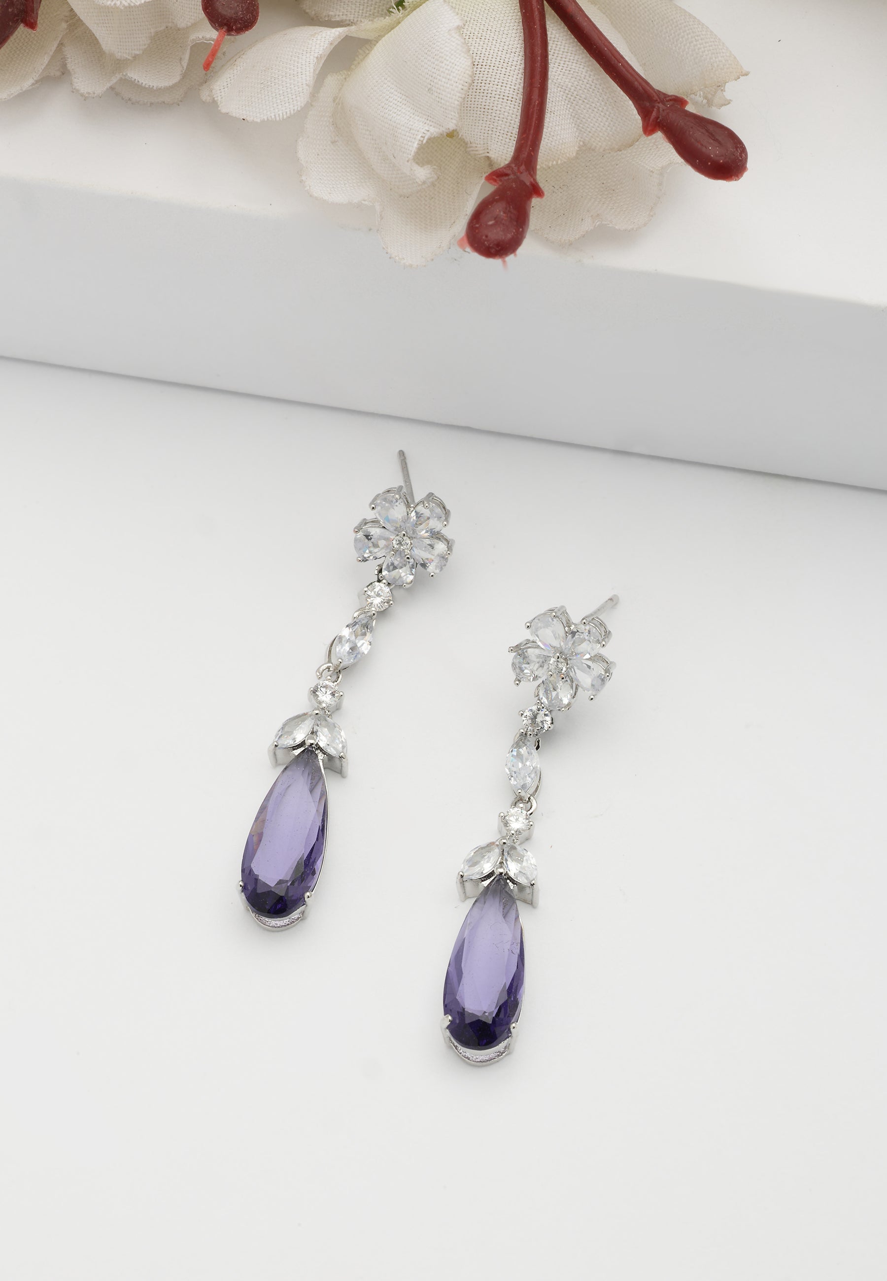 Gouttes florales scintillantes