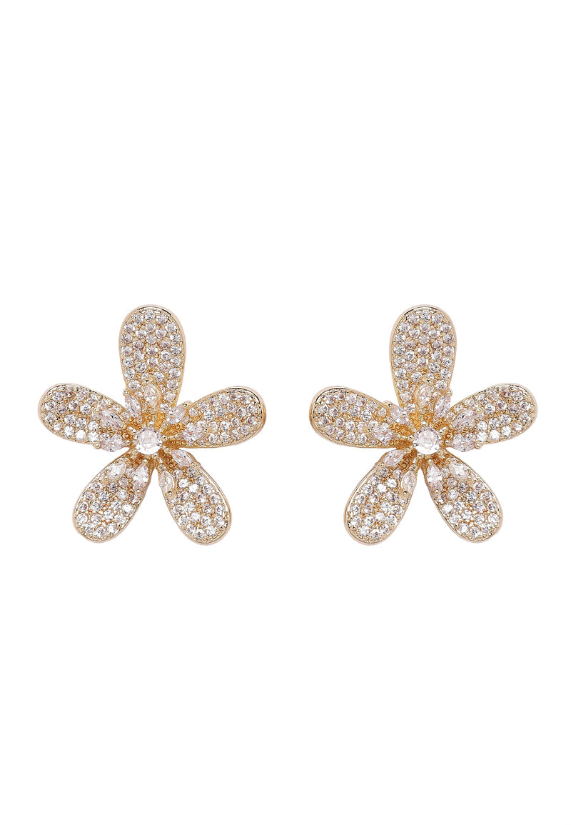Blossoming Floral Stud Earrings