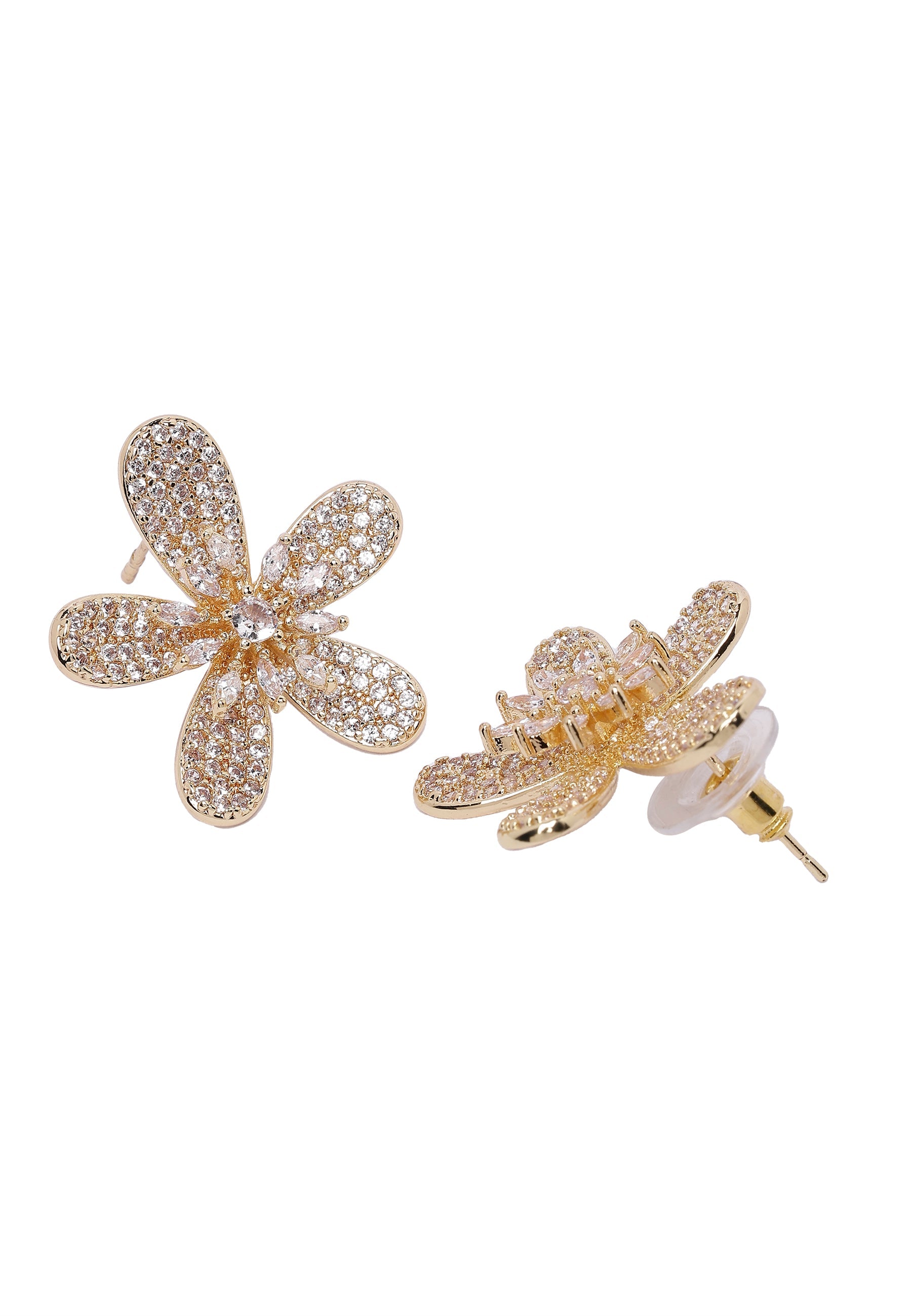 Blossoming Floral Stud Earrings