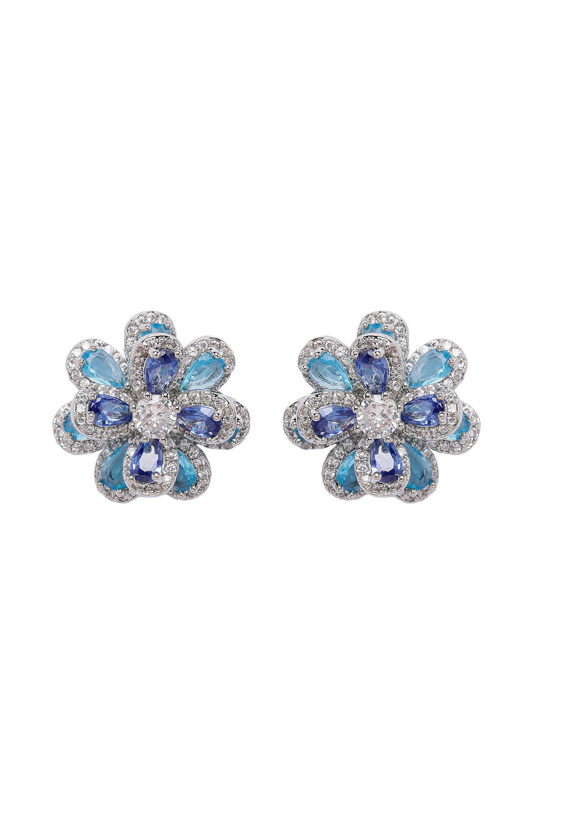 Blooming Floral Stud Earrings