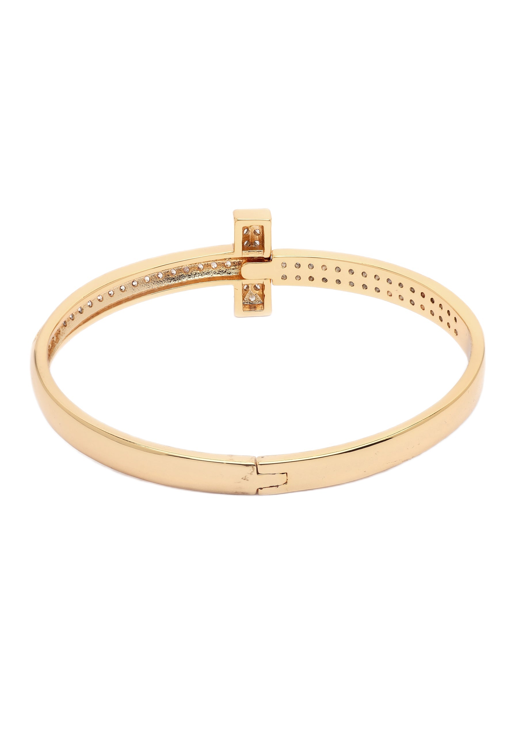 Golden Radiance T-Bar Bangle