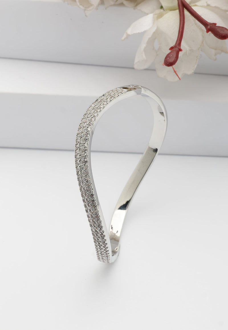 Bracelet manchette Silver Glow