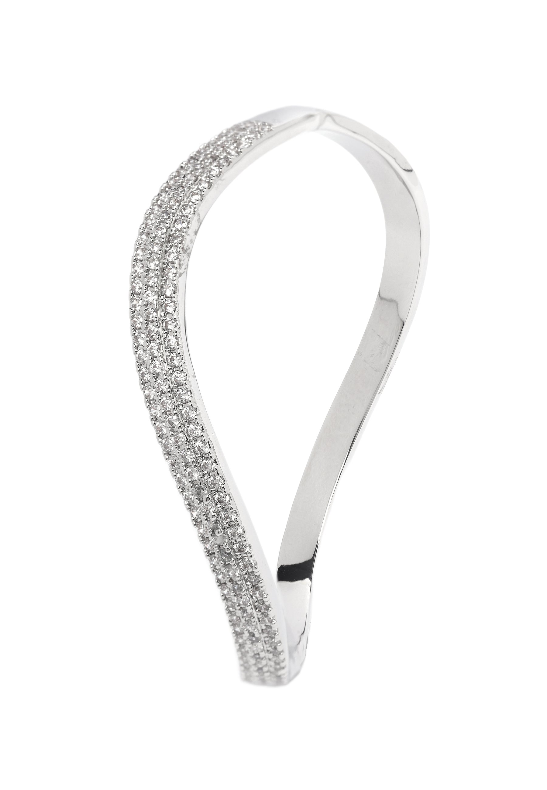 Bracelet manchette Silver Glow