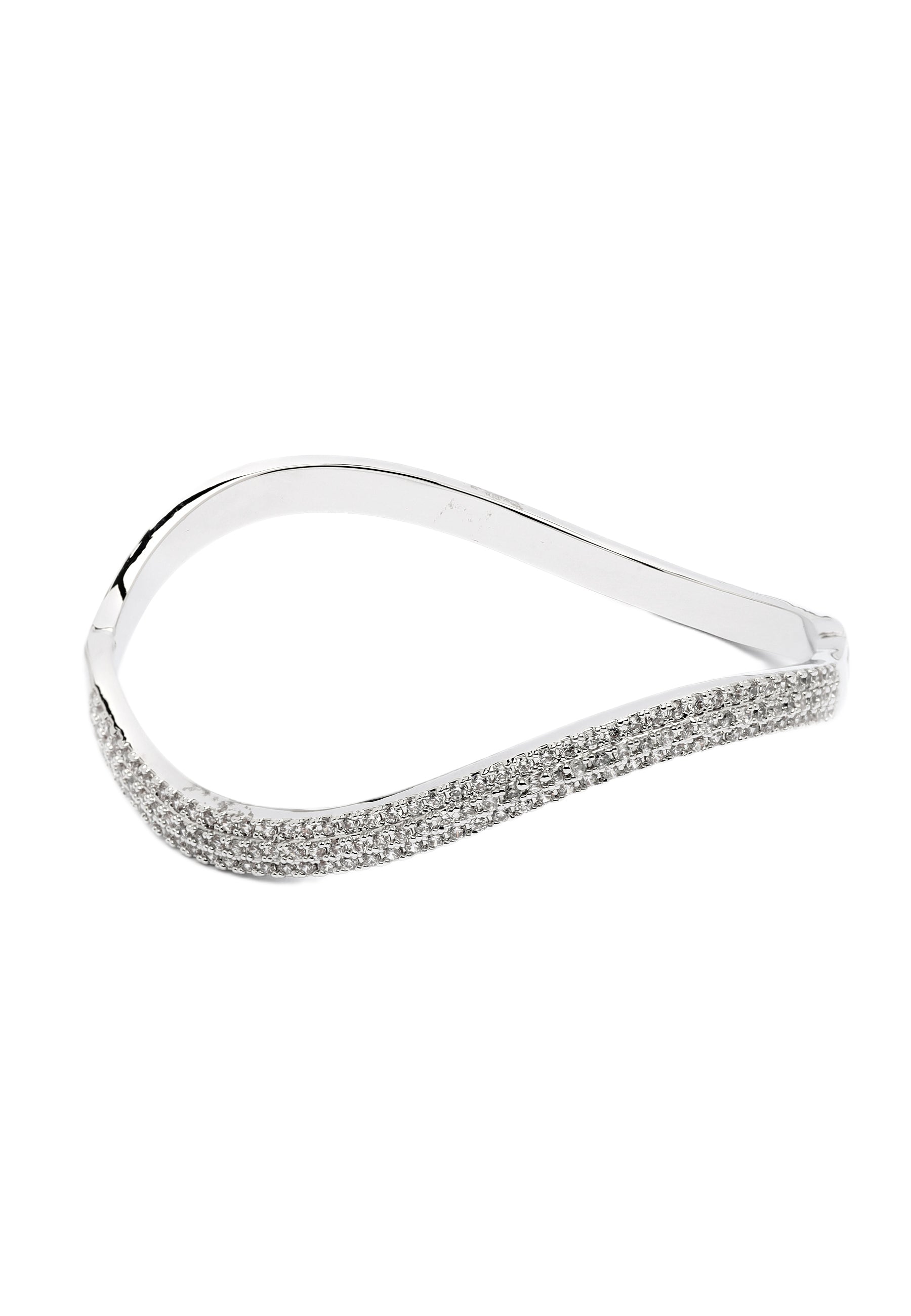 Bracelet manchette Silver Glow