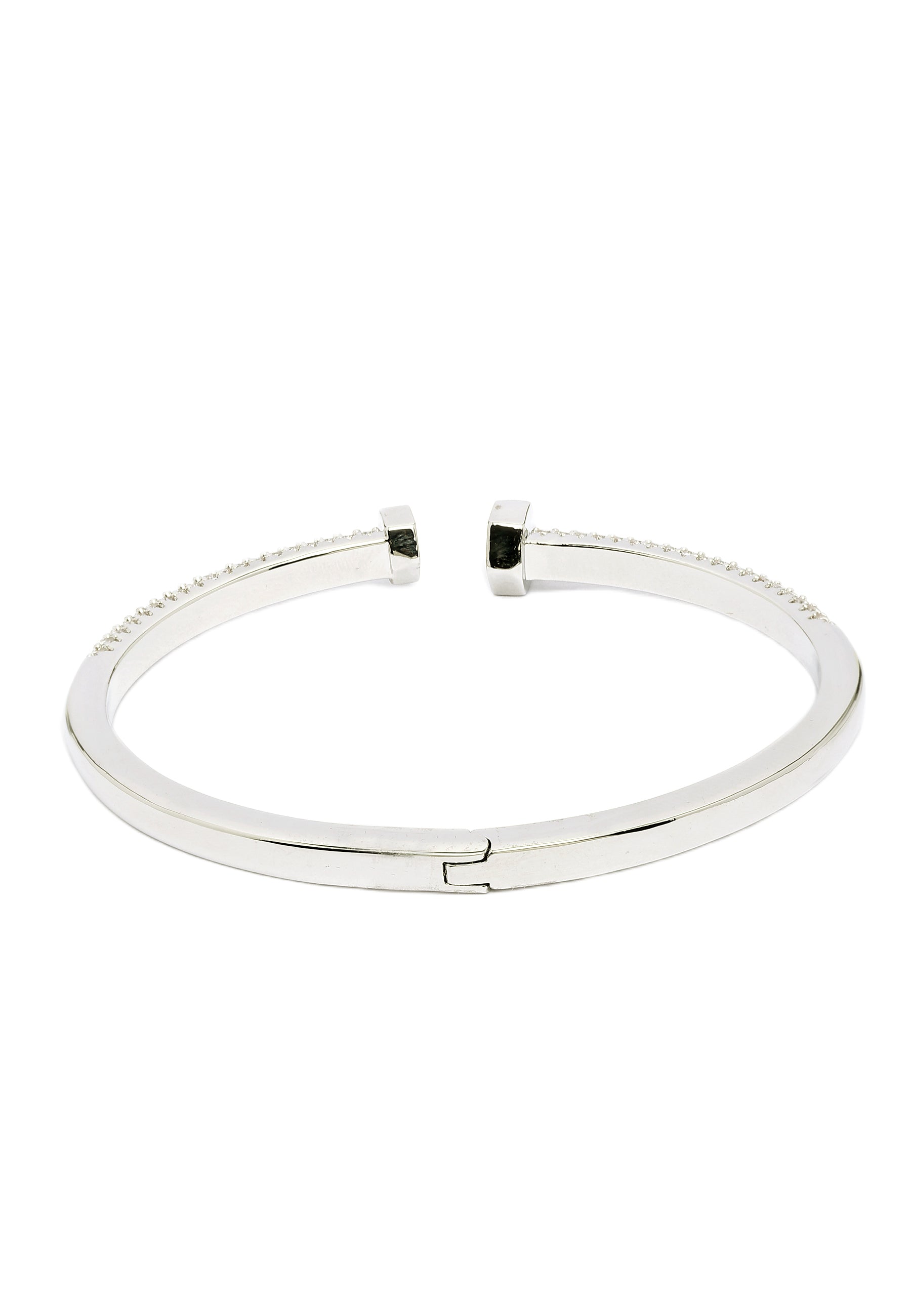 Bracelet argenté étincelant