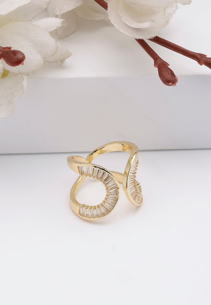 Bague Glamour Croissant d'Or