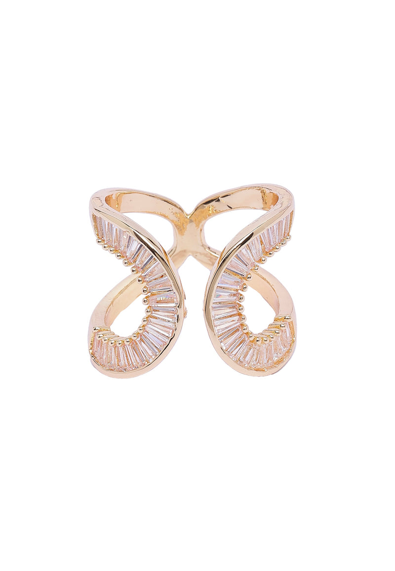 Bague Glamour Croissant d'Or