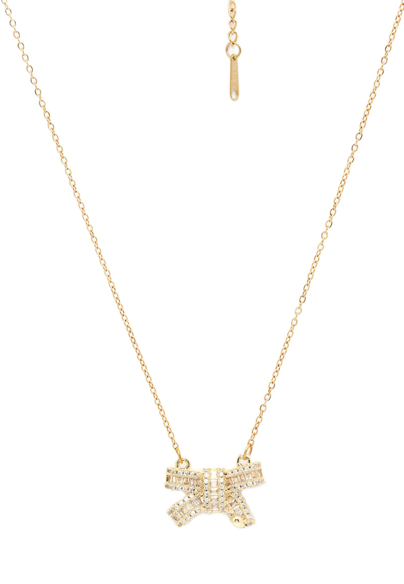 Graceful Bow Necklace