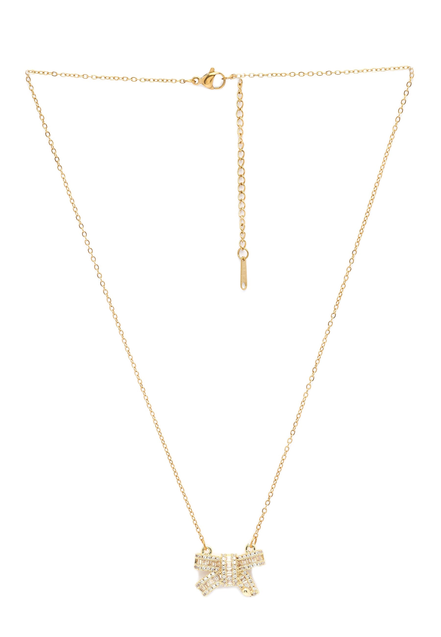 Graceful Bow Necklace