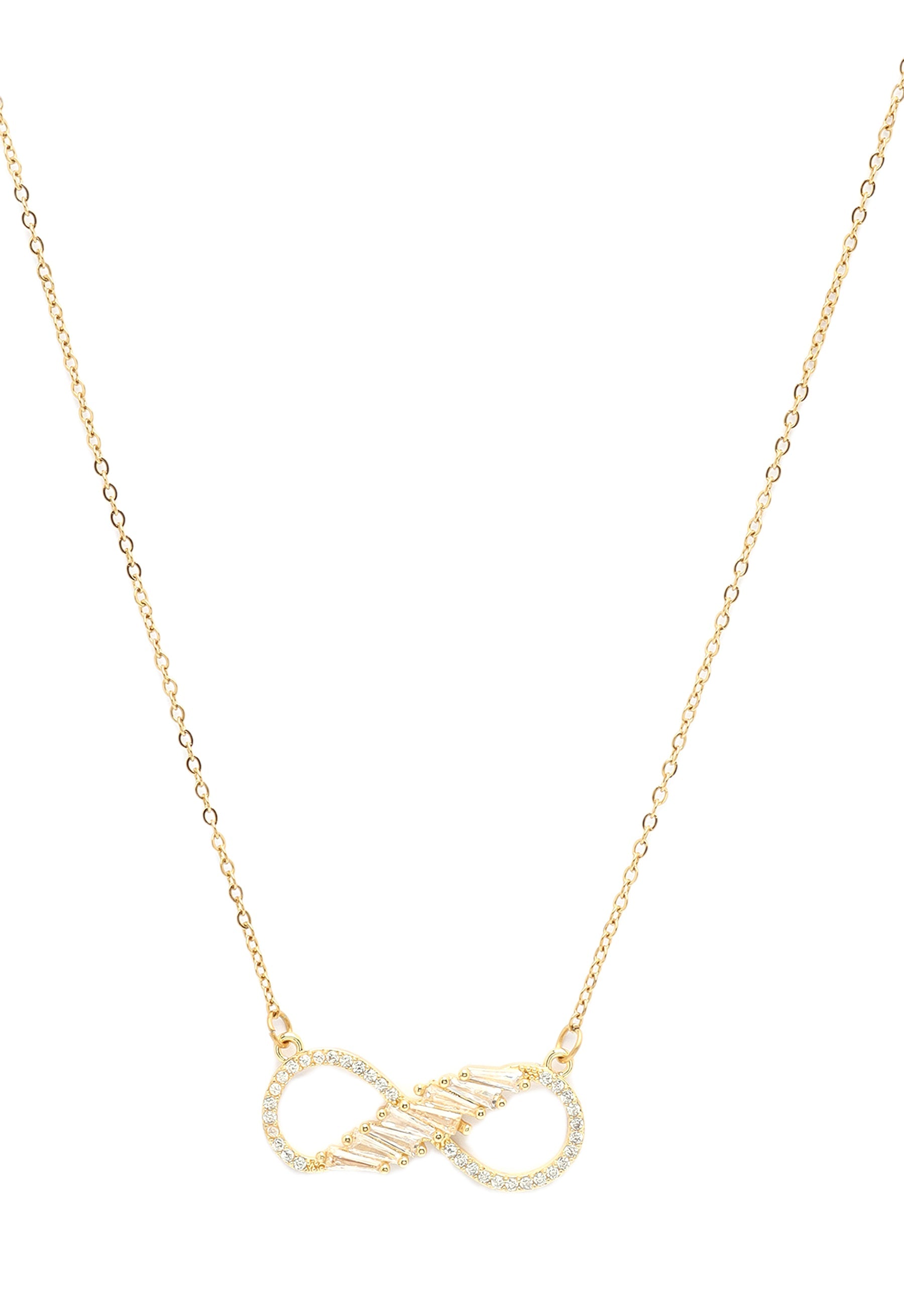 Golden Infinity Spark Necklace