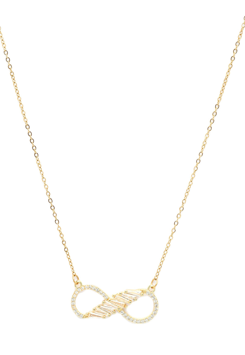 Golden Infinity Spark Necklace